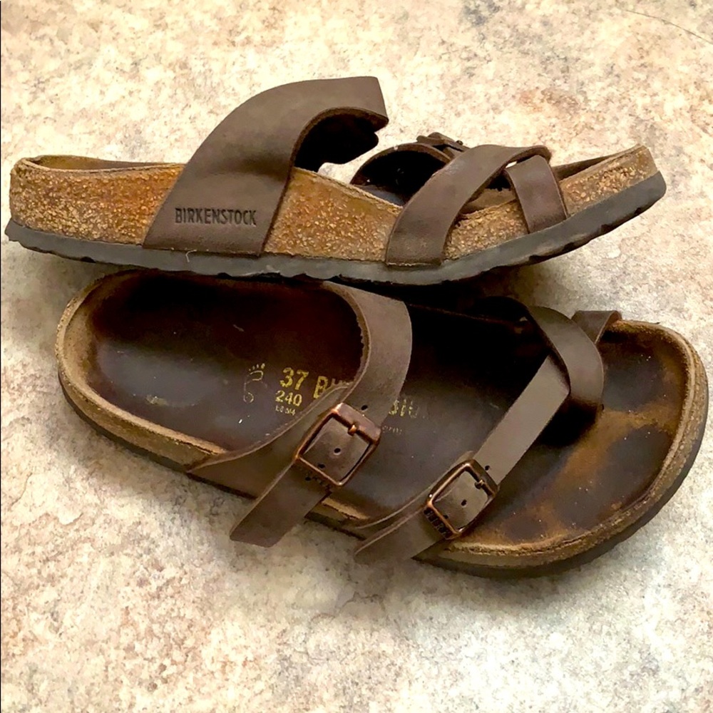Worn Birkenstock’s size 37!
